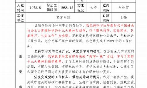 优秀党员个人主要事迹材料2000字_优秀党员个人主要事迹材料2000字怎么写